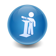 Esfera brillante politico