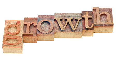 growth in letterpress type