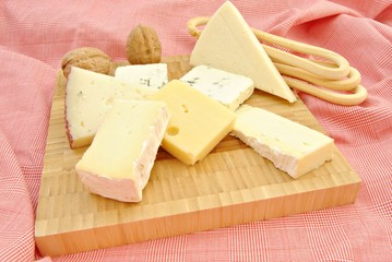 Tabla con quesos