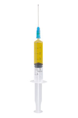 Single use syringe and vaccine