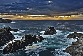 Atardecer Costa Gallega