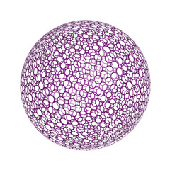 3D Purple ball