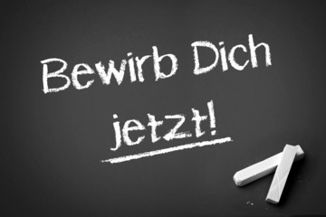 Bewirb dich jetzt