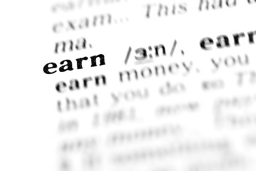 earn  (the dictionary project)