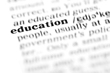 Fototapeta premium education (the dictionary project)