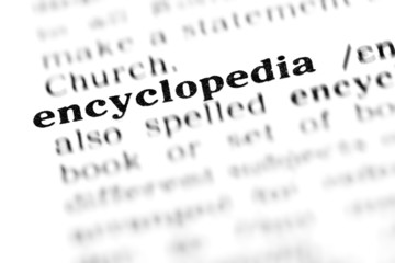 Fototapeta premium encyclopedia (the dictionary project)