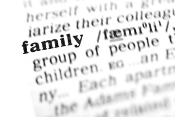 Fototapeta premium family (the dictionary project)