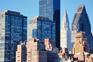 Foto op Aluminium Midtown Manhattan Wolkenkrabbers © SeanPavonePhoto