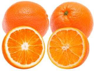 orange isolated on white background