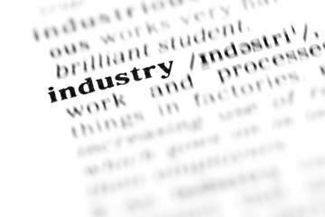 Fototapeta premium industry (the dictionary project)