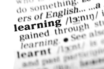 Fototapeta premium learning (the dictionary project)