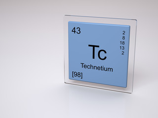 Technetium - symbol Tc - chemical element of the periodic table