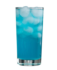 Blue hawaiian cold cocktail