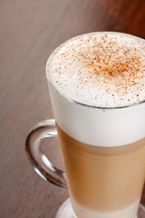 Coffee Latte in a glass