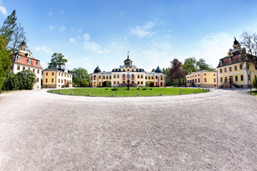 Schloss Belvedere bei Weimar, Deutschland - obrazy, fototapety, plakaty