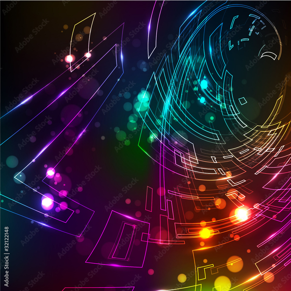 Aufkleber abstract background vector