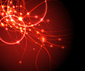 Red wire - internet background