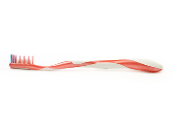 Toothbrush on the white background