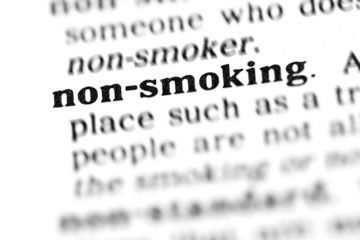 Fototapeta premium non-smoking (the dictionary project)