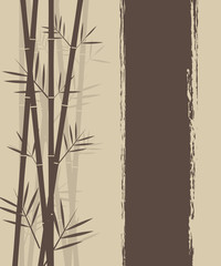 Bamboo vector backgorund