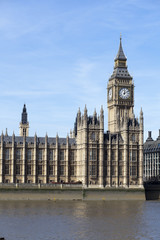 Fototapeta na wymiar Big Ben und Palace of Westminster