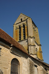 Fototapeta na wymiar Francja, kościół Hérouville w Val-d'Oise