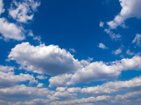 blue sky and clouds