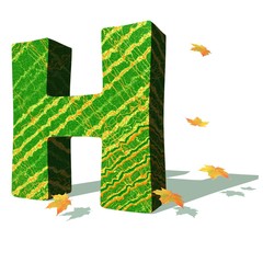 Ecological H letter