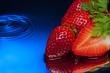 strawberry red blue aqua diet