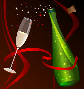 celebratory champane