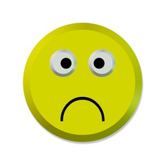 Emoji mit schlechter Laune