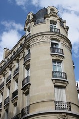 Immeuble ancien du quartier de Passy à Paris