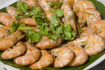 Boiled shrimp