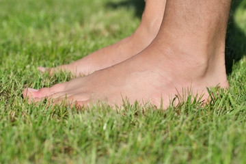 Naklejka premium Barfuß