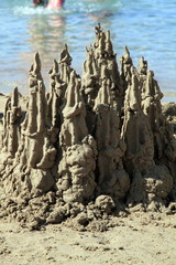 Sandcastle at El Arenal  beach Javea Costa Blanca Alicante provi