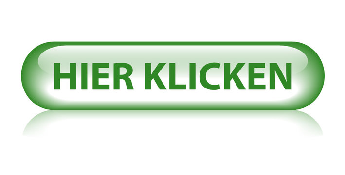 "HIER KLICKEN“ Knopf (web internet button clicken sie grün)
