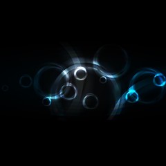 Obraz premium Dark backdrop with blue circles