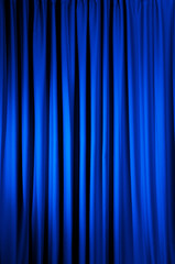 Brightly lit curtains for your background