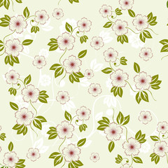 spring floral seamless background