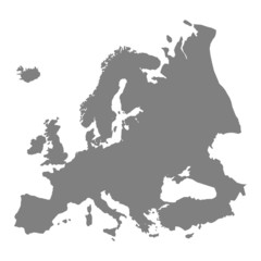 landkarte europa v2 i - obrazy, fototapety, plakaty