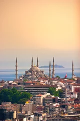 Foto op Plexiglas Istanbul, Türkei, Blaue Moschee © Jan Schuler