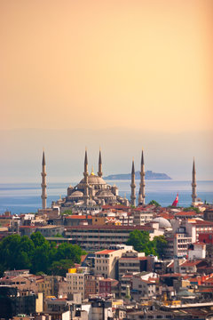 Istanbul, Türkei, Blaue Moschee