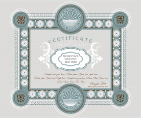 Certificate template