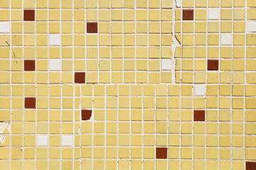 Multi colored small square tiles abstract pattern background