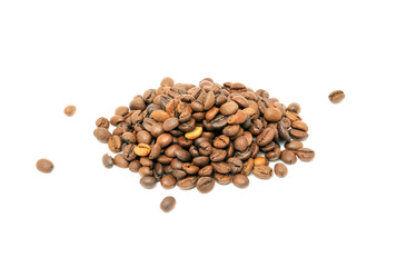 Coffee Beans Isolated on White Background