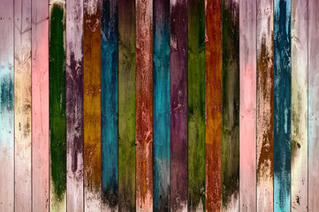 Creative Multicolored Wood Background