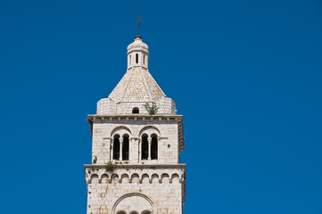 Fototapeta na wymiar St Maria Maggiore Belltower Cathedral. Barletta. Apulia.