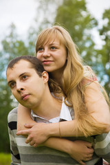 Fototapeta premium Happy young people