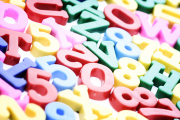 Close-up of letters. More from this series on my portfolio!