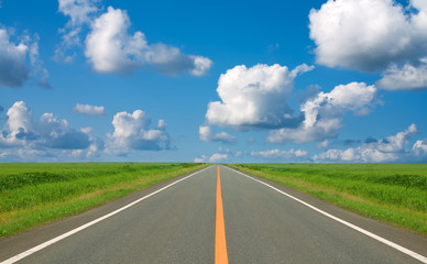 straight road